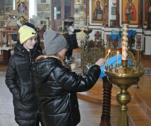 Новооскольские школьники посетили Успенский собор