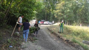 Продолжаются работы по уборке урочища «Оскочное» города Белгорода