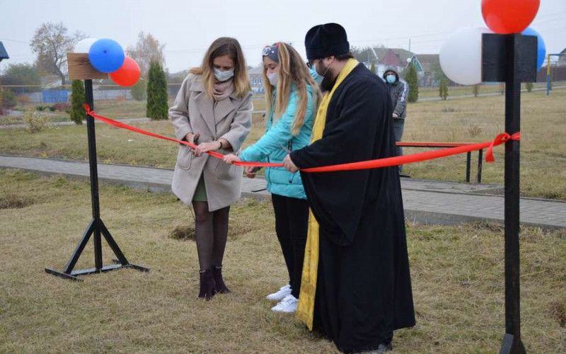 Новая спортивная площадка появилась в селе Николаевка Новооскольского городского округа