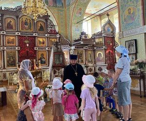 Маленькие новооскольцы побывали в храме