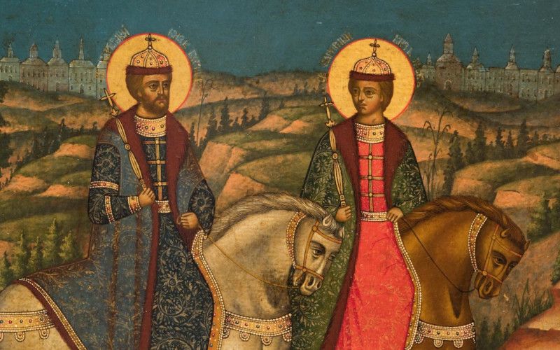 6 августа - день памяти святых благоверных князей Бориса и Глеба страстотерпцев