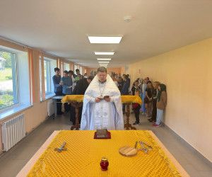Божественная Литургия в оздоровительном лагере "Орбита"