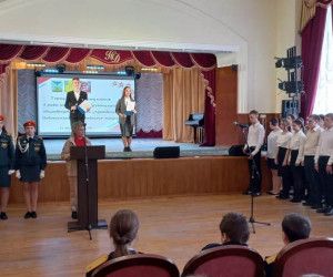 55 юных новооскольцев вступило в ряды "Юнармии"