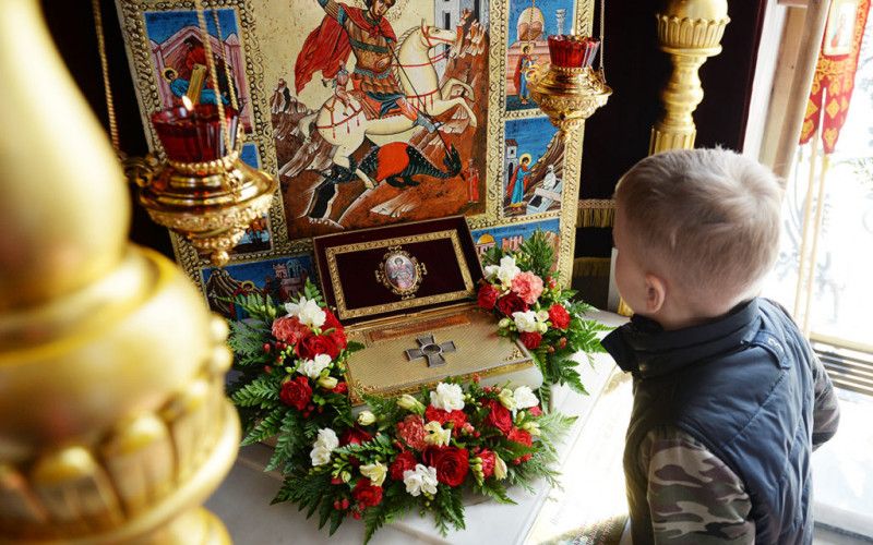 Верующие белгородчины смогут поклониться великой святыне – мощам святого великомученика и Победоносца Георгия