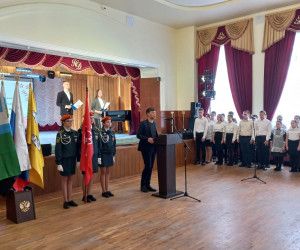 55 юных новооскольцев вступило в ряды "Юнармии"