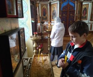 Новооскольские школьники пришли с экскурсией в храм