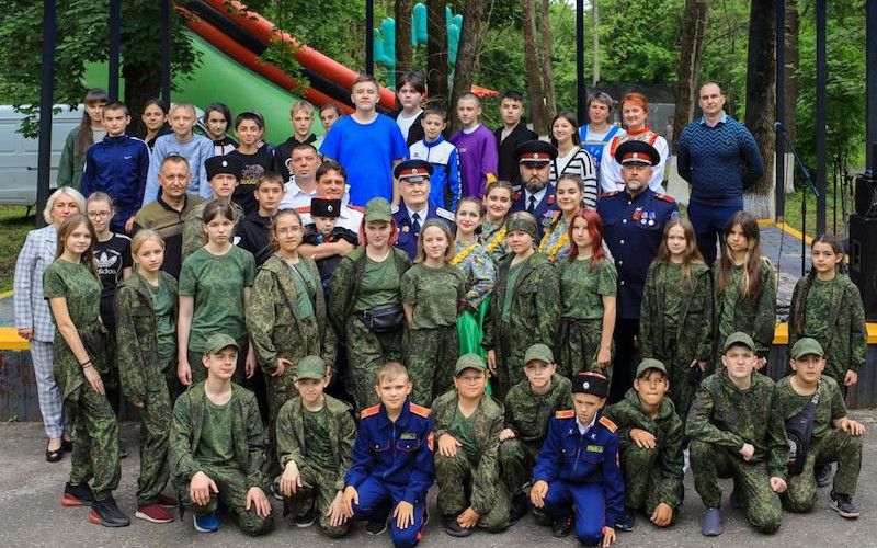 Казачья игра "Эх, казачата!" прошла в Новооскольском городском округе.