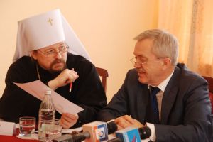 Митрополит Иоанн и Евгений Савченко
