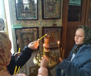 Новооскольские школьники пришли с экскурсией в храм