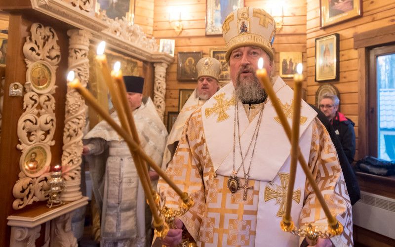 Архиерейское служение в Неделю по Богоявлении