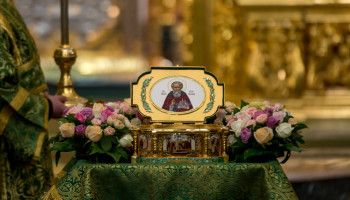 В Белгород прибыл ковчег с мощами преподобного Сергия Радонежского, чудотворца
