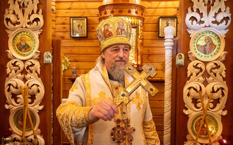 Митрополит Иоанн совершил литургию в день памяти небесного покровителя