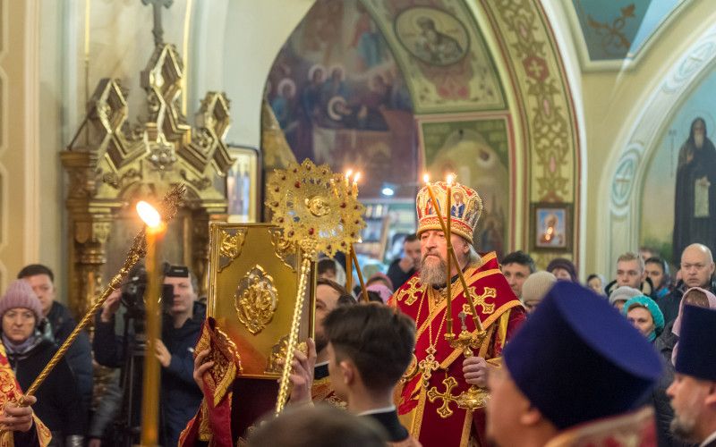 Архиерейское служение в Неделю о мытаре и фарисее