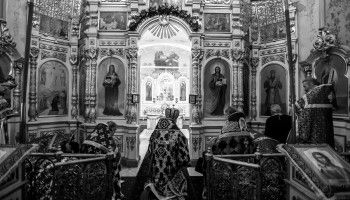 Архиерейское служение в среду Страстной седмицы