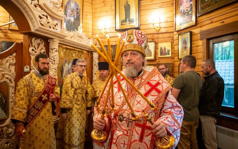 Архиерейское служение в день памяти мученицы Людмилы, княгини Чешской