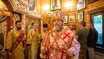 Архиерейское служение в день памяти мученицы Людмилы, княгини Чешской