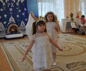 Радостный праздник  Рождества Христова  в детском садике «Машенька»