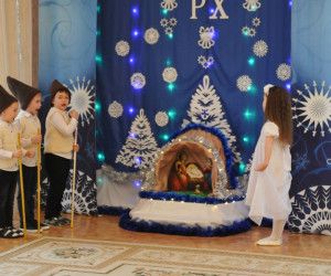 Радостный праздник  Рождества Христова  в детском садике «Машенька»