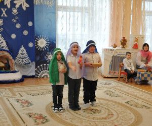 Радостный праздник  Рождества Христова  в детском садике «Машенька»