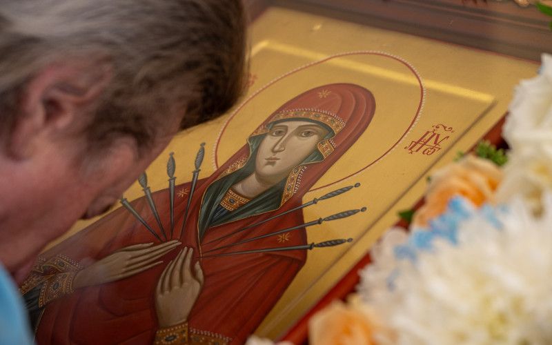Архиерейское служение в день памяти иконы Божией Матери «Умягчение злых сердец»