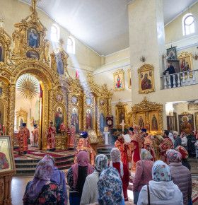 Престольный праздник храма великомученика Георгия Победоносца отметили в Белгороде