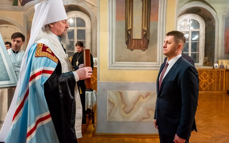 Митрополит Иоанн благословил избранного мэра Белгорода на труды