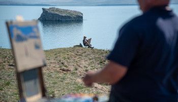 Белгородские художники посетили родину святителя Иннокентия (Вениаминова)