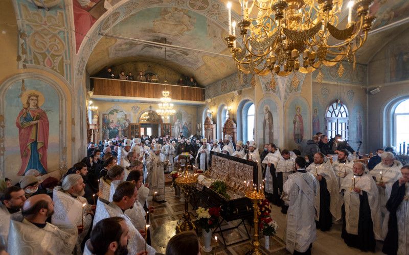 В Чернянке совершили чин отпевания протоиерея Петра Жаровского