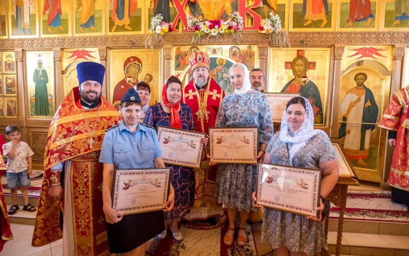 Храм великомученика Феодора Стратилата отметил престольный праздник