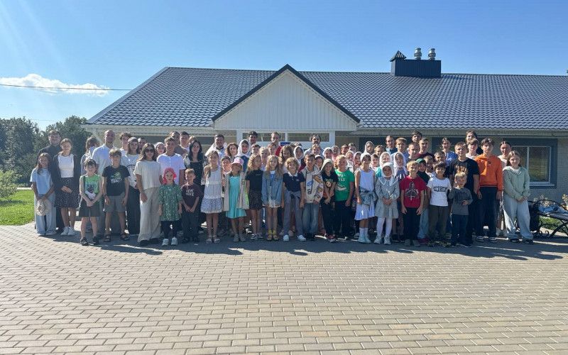 Божественная Литургия в оздоровительном лагере "Орбита"