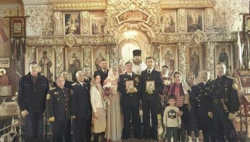 Состоялось очередное венчание казачьих пар