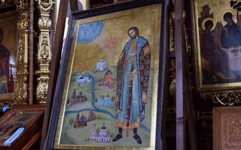 Старооскольская икона святого князя Александра Невского