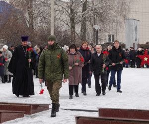 Чернянцы почтили память солдат Великой Отечественной войны