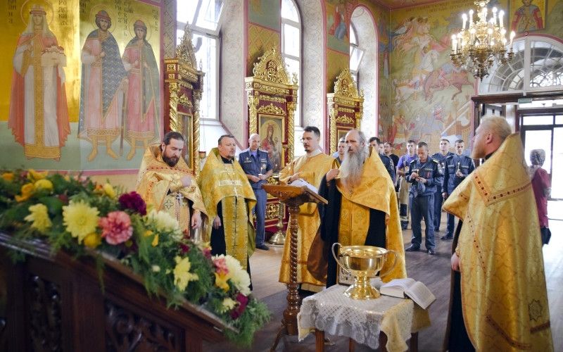 Молебен для огнеборцев