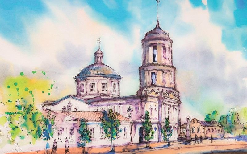 Церковь из русской сказки