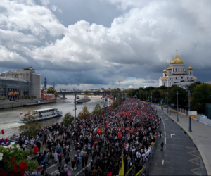 Следопыты Белгородского отделения БПС приняли участие в Общемосковском крестном ходе