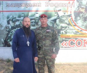 Помощник начальника УФСИН России по Белгородской области иерей Вадим Багнетов, посетил турнир по триатлону среди сотрудников подразделений специального назначения силовых структур РФ