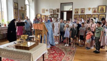 Молебен перед началом учебного года отслужен для учащихся в с. Богородское