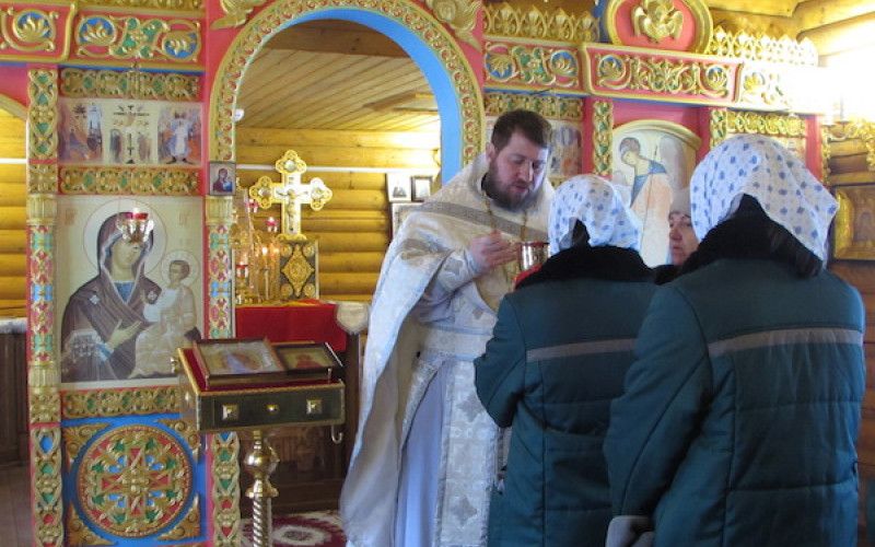 4 января - престольный праздник в храме Новооскольской воспитательной колонии