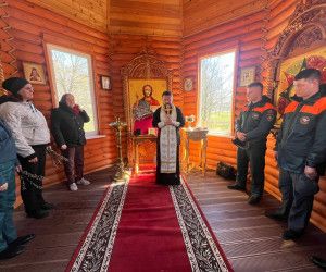 Сотрудники регионального управления МЧС встретили Вербное воскресенье