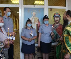 В управлении ФСИН России по Белгородской области встретили  праздник Святой Троицы и День Святого Духа