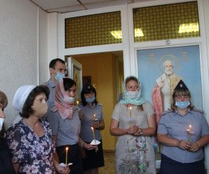 В управлении ФСИН России по Белгородской области встретили  праздник Святой Троицы и День Святого Духа