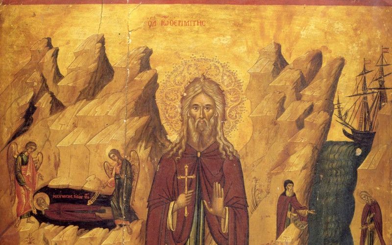 9 апреля - день памяти преподобного Иоанна Прозорливого, Египетского