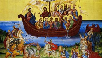 Крест и икона