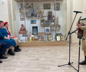 В Новооскольском краеведческом музее состоялась патриотическая встреча "России верные сыны"