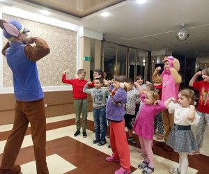 Поздравили детей из приграничных территорий со Светлым Христовым Воскресением