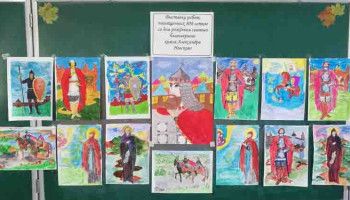 Александр Невский в рисунках новооскольских детей