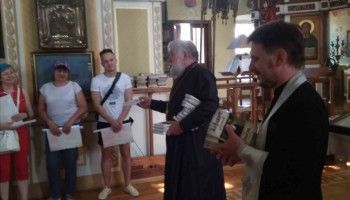 Успенский собор города новый Оскол посетили паломники