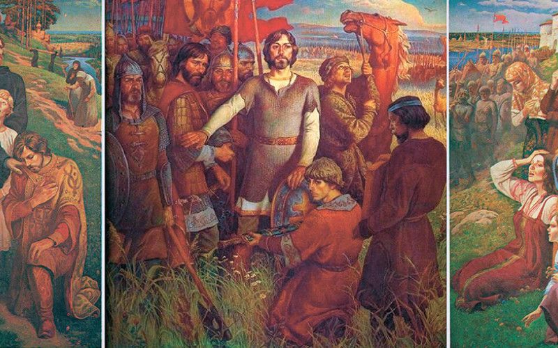 Куликово поле. Крест князя Димитрия Иоанновича