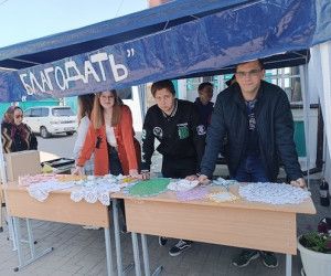 Новооскольские следопыты провели вторую православную ярмарку «Благода́ть»
